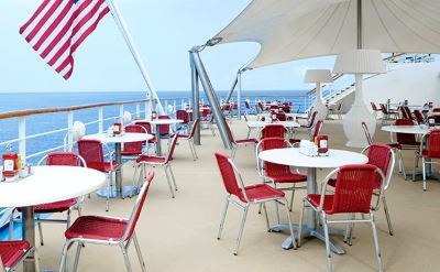 Norwegian Hawaiian cruise outdoor dining
