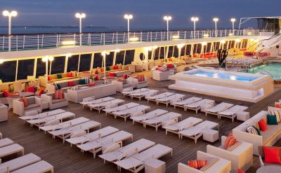 Crystal Cruises pool deck