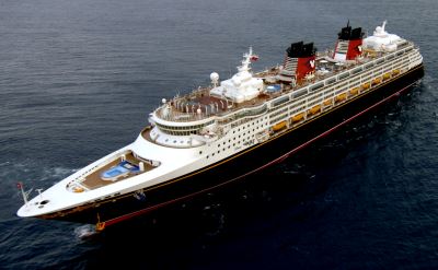 Disney Wonder at sea