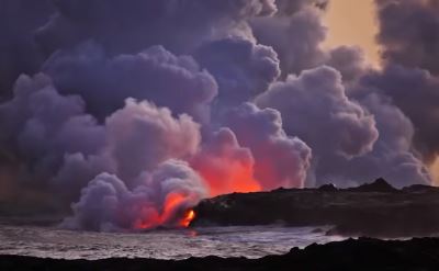 volcano on the Big Island of Hawaii